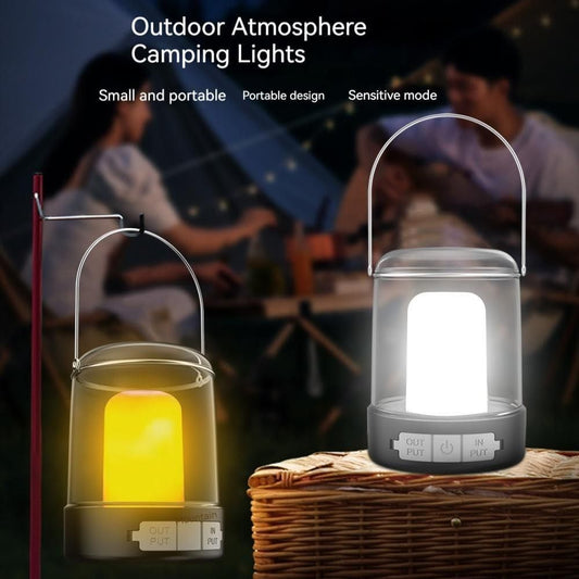 LED Rechargeable Camping Lanterns - Vintage Style (1 Piece)