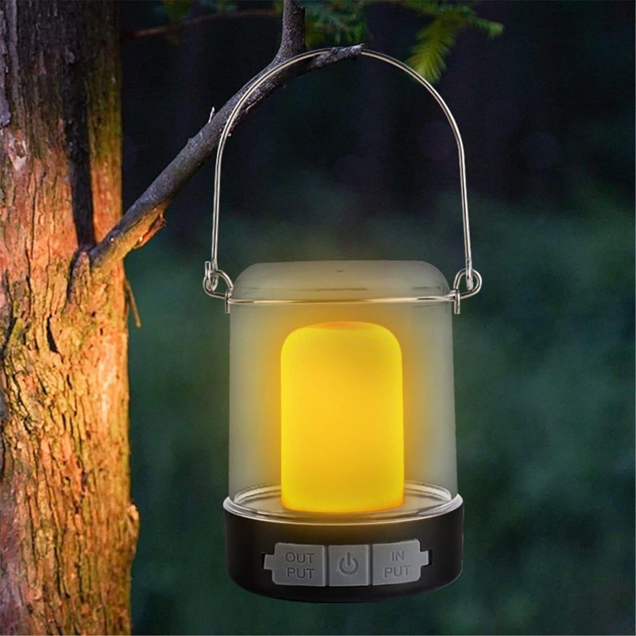 LED Rechargeable Camping Lanterns - Vintage Style (1 Piece)